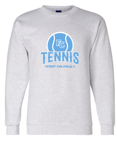 Fleece Crewneck Sweatshirt / Ash / FC Boys Tennis