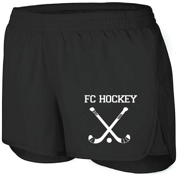 Ladies WayFarer Shorts Black First Colonial Field Hockey Fidgety