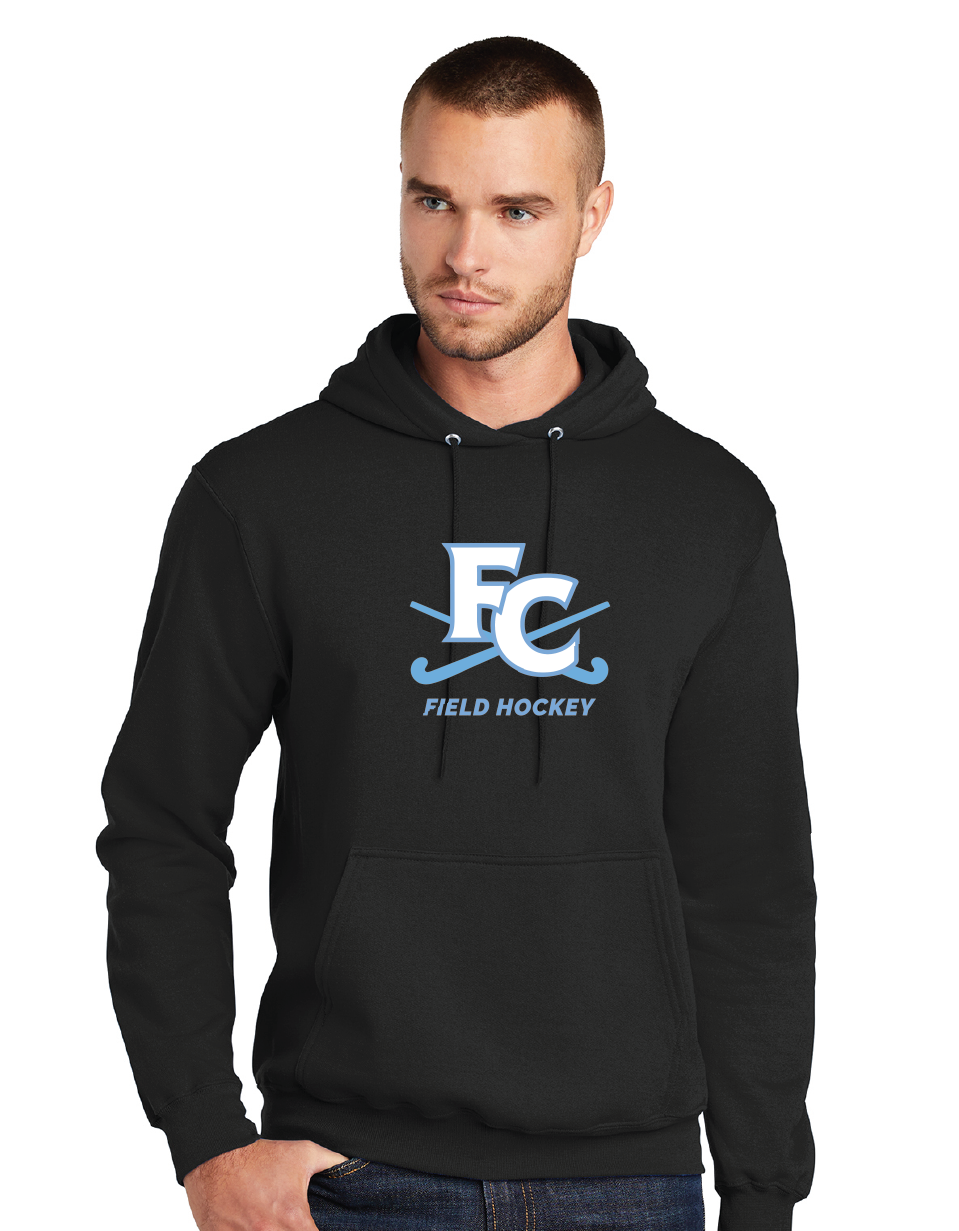 Fleece Hooded Sweatshirt / Black / First Colonial Field Hockey