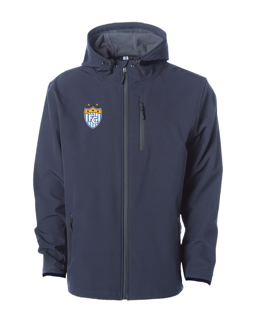Poly-tech Soft Shell Jacket / Navy / First Colonial Soccer