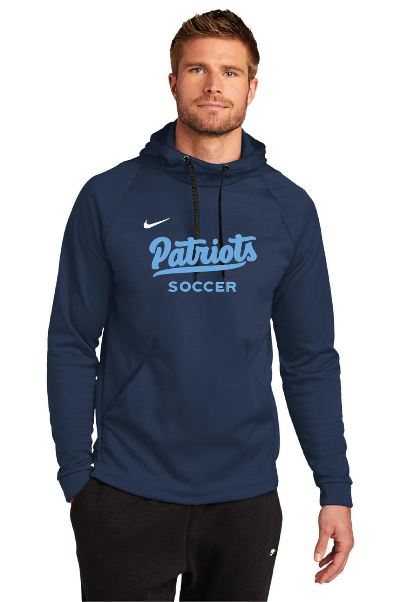 Blue nike hotsell dri fit hoodie