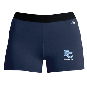 3" Pro-Compression Shorts / Navy / First Colonial Gymnastics