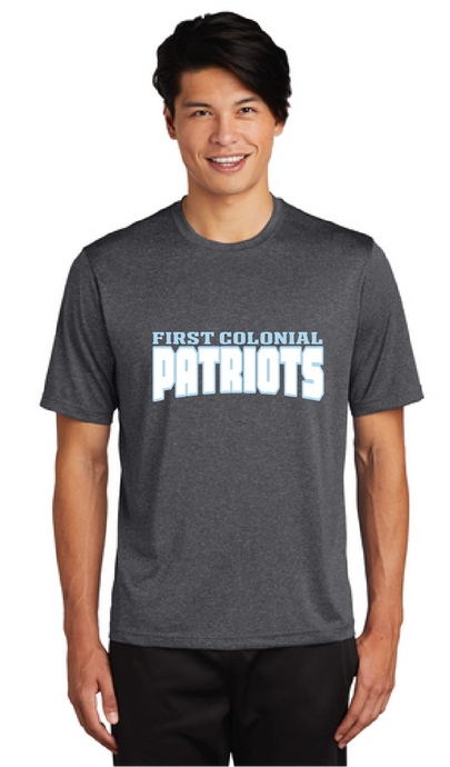 Heather Contender Performance Tee / Graphite / First Colonial High School