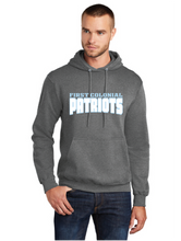 Fleece Hooded Sweatshirt / Heather Charcoal / First Colonial High School