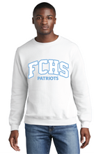 Fleece Crewneck Sweatshirt / White / First Colonial High School