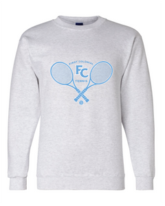 Fleece Crewneck Sweatshirt / Ash / FC Tennis