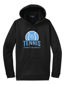 Sport-Wick® Fleece Hooded Pullover / Black / FC Boys Tennis - Fidgety