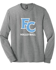 Perfect Tri Long Sleeve Tee / Grey Frost / First Colonial High School Volleyball