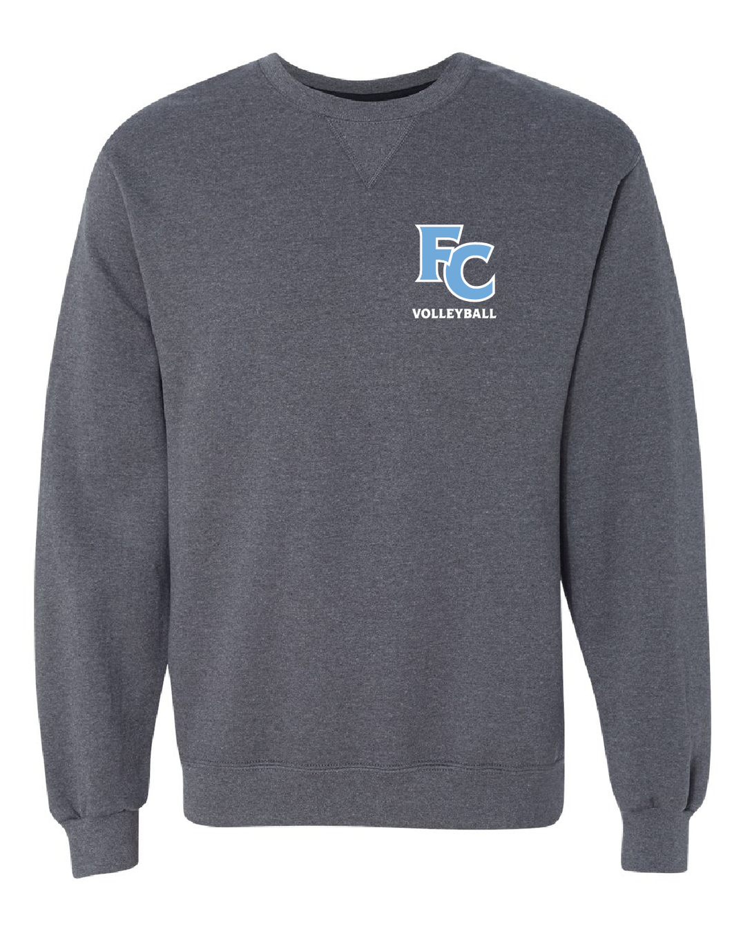Crewneck Sweatshirt / Charcoal / First Colonial High School Volleyball