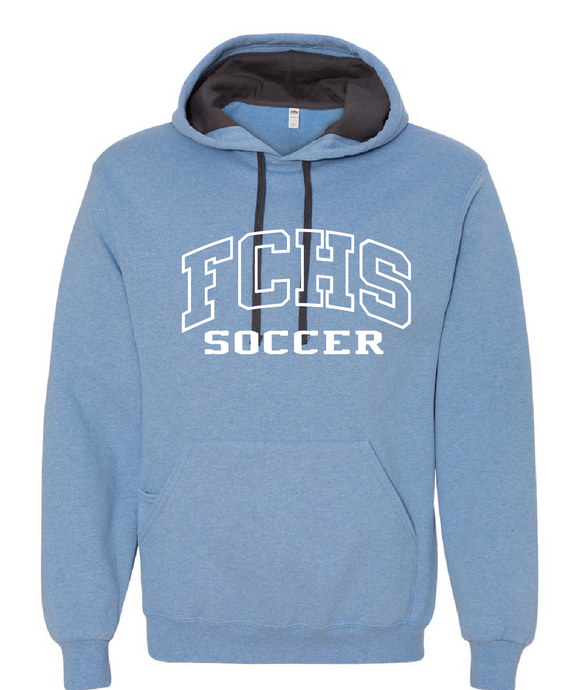 Softspun Hooded Sweatshirt / Carolina Blue / First Colonial High School Soccer