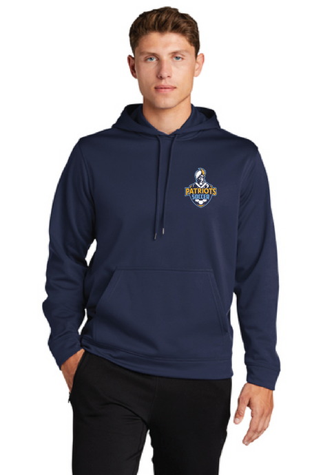 Sport-Wick Performance Fleece Hooded Pullover / White / First Colonial High School Soccer
