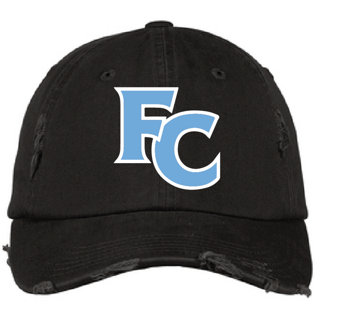 Distressed Cap / Black / First Colonial High School Soccer