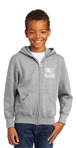 Core Fleece Full-Zip Hooded Sweatshirt(Youth & Adult) / Athletic Heather / Fairfield Elementary School