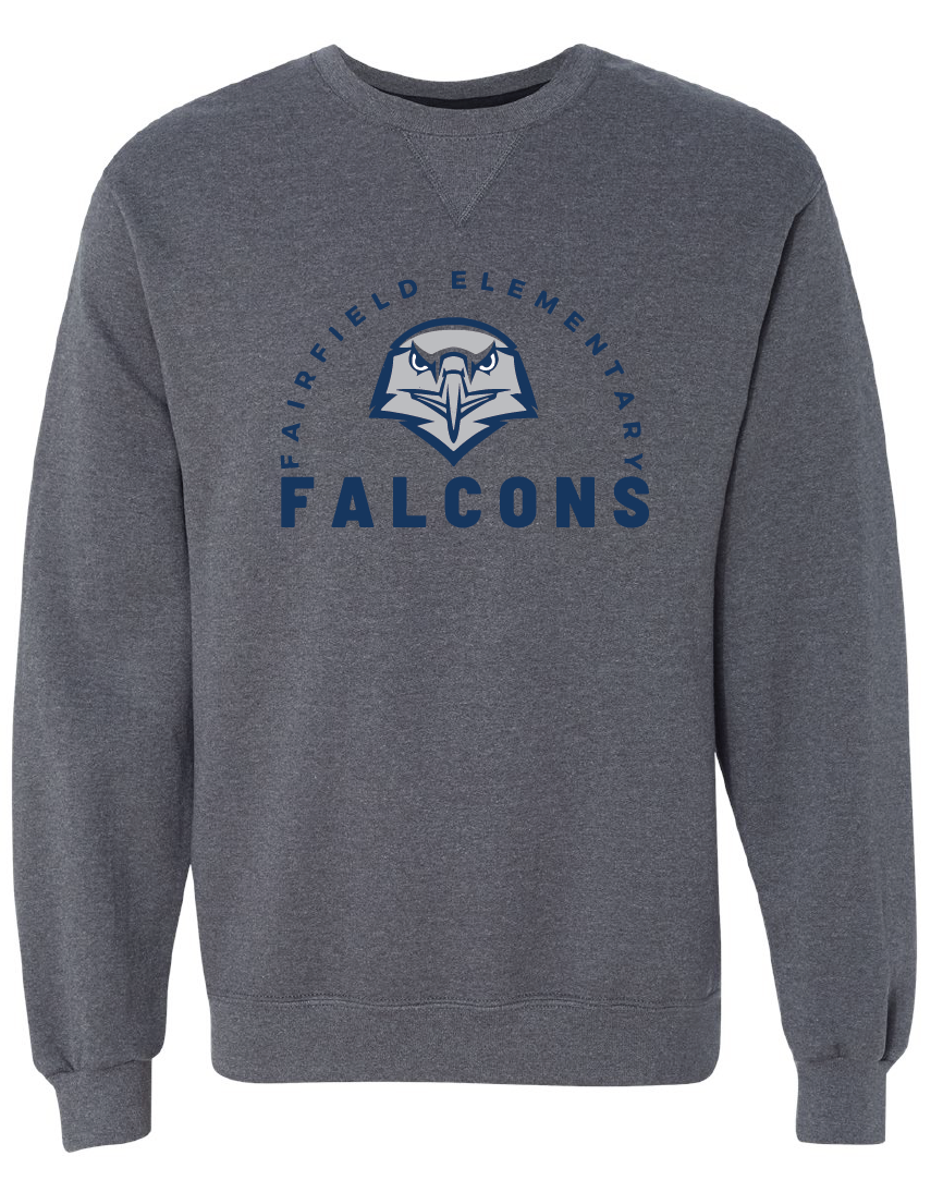 Sofspun Crewneck Sweatshirt / Charcoal Heather / Fairfield Elementary Staff