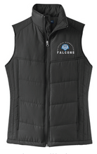 Ladies Puffy Vest / Black / Fairfield Elementary Staff