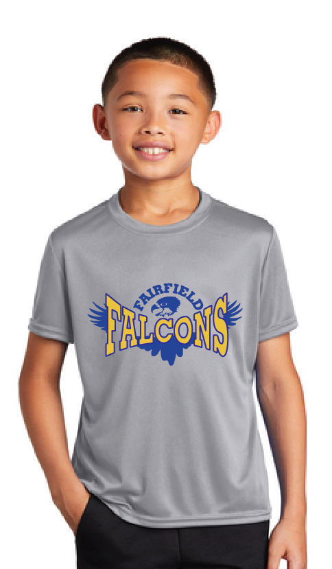 Performance Tee (Youth & Adult) / Silver / Fairfield Elementary School