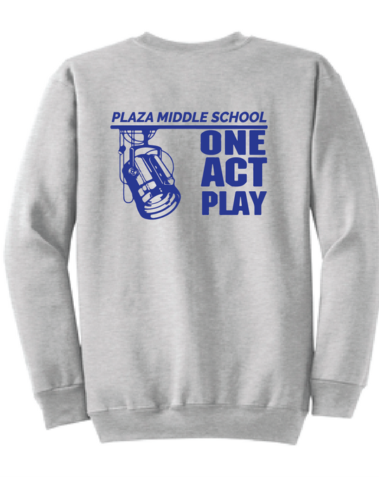 Core Fleece Crewneck Sweatshirt / Ash / Plaza Middle One Act Play
