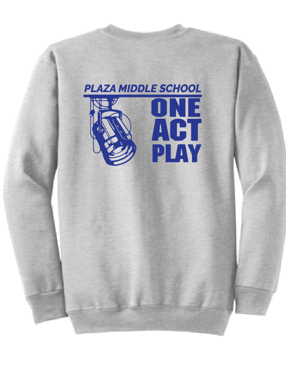 Core Fleece Crewneck Sweatshirt / Ash / Plaza Middle One Act Play