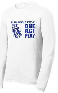 RacerMesh Performance Long Sleeve Tee / White / Plaza Middle One Act Play