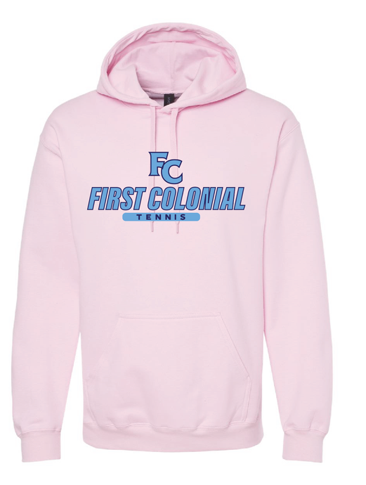 Softstyle Hooded Sweatshirt  / Light Pink / First Colonial High School Tennis