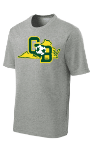 Performance RacerMesh Short Sleeve Tee / Grey Heather / Great Bridge High School Soccer