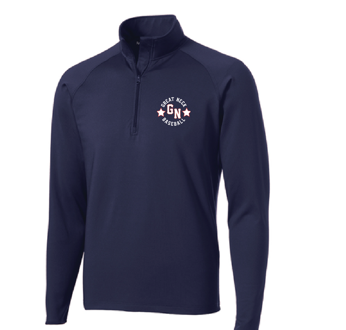 Sport-Wick Stretch 1/2-Zip Pullover / 2 Colors / Great Neck Baseball