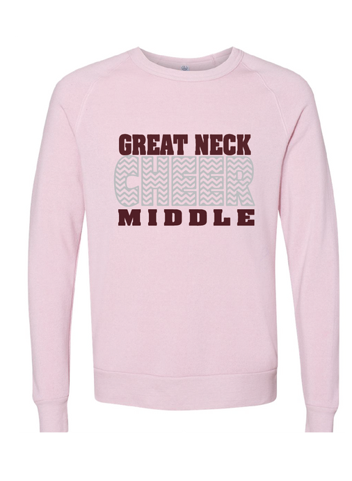 Champ Softstyle Crewneck Sweatshirt/ Rose / Great Neck Middle Cheer