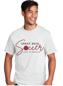 Core Cotton Tee / White / Great Neck Middle Football