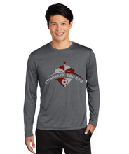 Long Sleeve Heather Contender Tee / Graphite Heather / Great Neck Middle School Boys Soccer