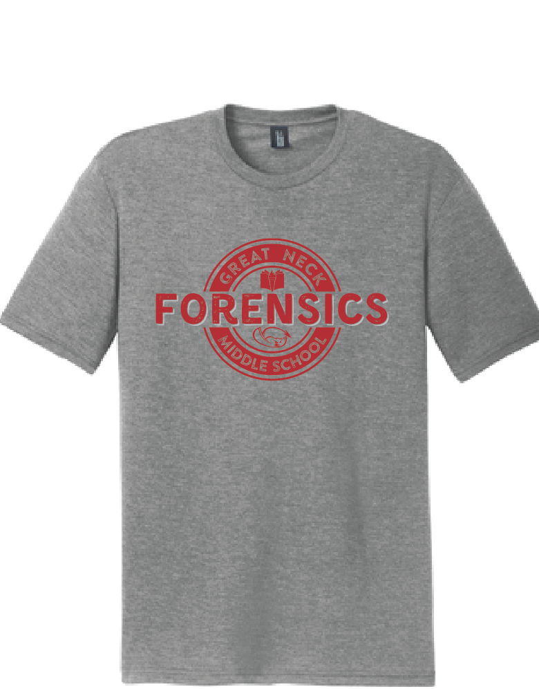 Triblend Softstyle Tee / Grey Frost / Great Neck Middle Forensics