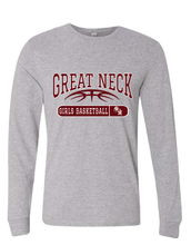 Sofspun Long Sleeve T-Shirt  / Grey / Great Neck Girls Basketball