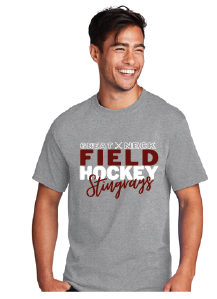 Core Cotton Tee / Athletic Heather / Great Neck Middle Field Hockey