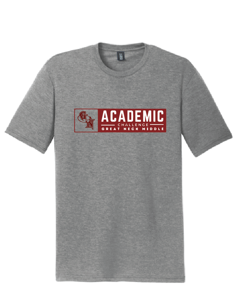 Perfect Tri Tee / Grey Frost / Great Neck Middle Academic Challenge