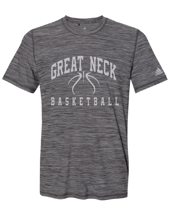 Mèlange Tech T-Shirt / Black Heathered / Great Neck Middle School Girls Basketball