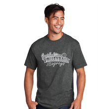 Core Cotton Tee / Heather Charcoal / Great Neck Middle Volleyball