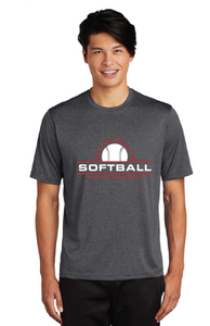 Heather Contender Tee / Heather Charcoal / Great Neck Middle School Softball