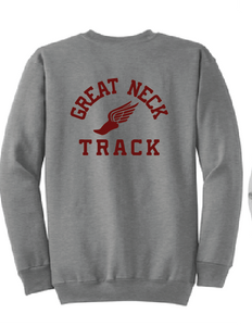 Core Fleece Crewneck Sweatshirt / Athletic Heather / Great Neck Middle Track