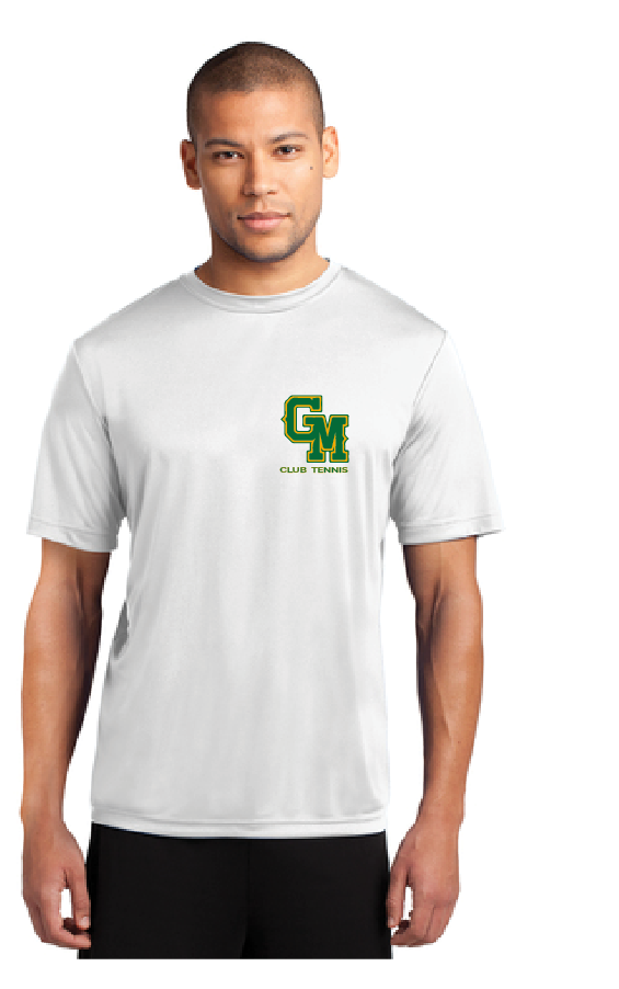 Performance Tee / White / George Mason Tennis