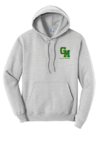 Core Fleece Pullover Hooded Sweatshirt / Ash / George Mason Tennis