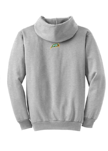 Core Fleece Pullover Hooded Sweatshirt / Ash / George Mason Tennis