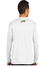 Long Sleeve Performance Tee / White / George Mason Tennis