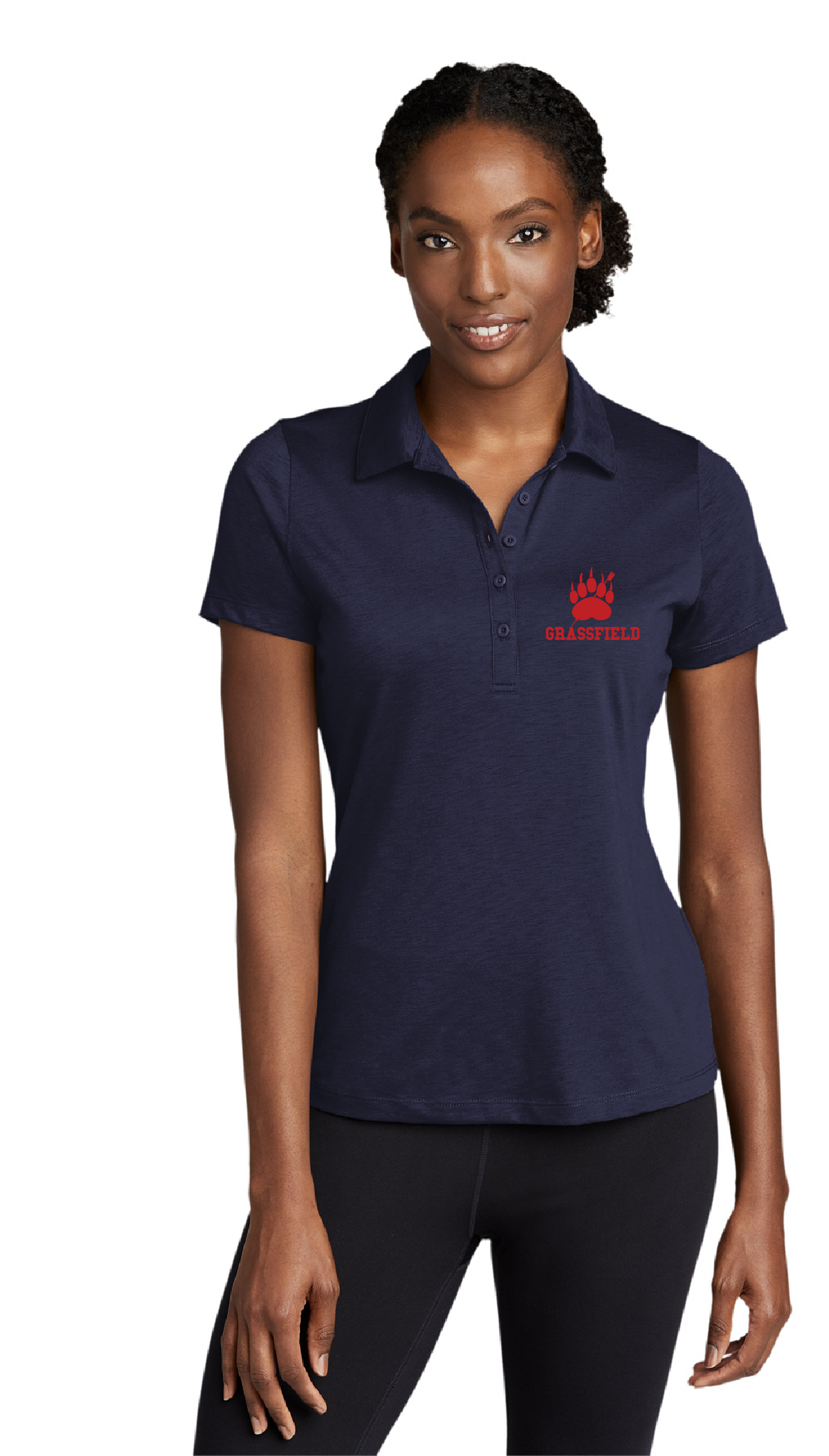 Ladies performance polo hot sale shirts