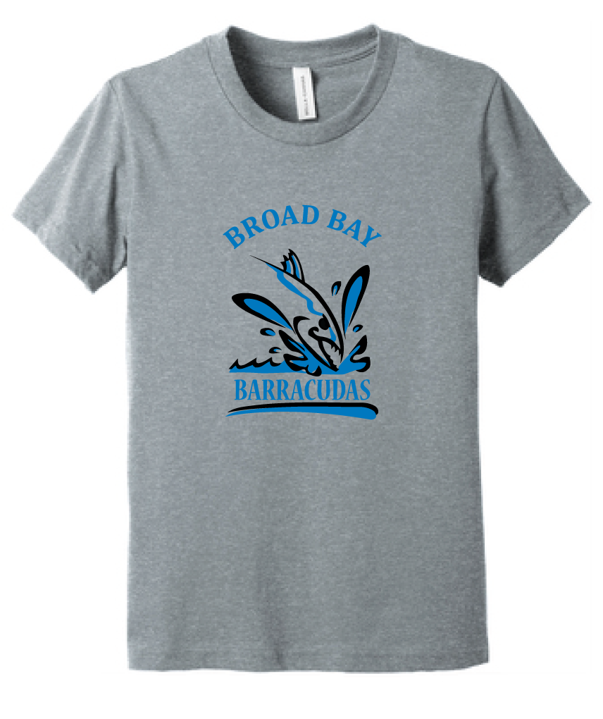 TriBlend T-Shirt (Youth & Adult) / Heather Gray / Broad Bay Swim - Fidgety