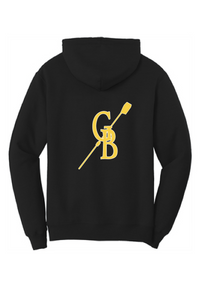 Fleece Hooded Sweatshirt / Black / Great Bridge Crew