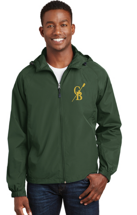 Hooded Raglan Jacket / Forest Green / Great Bridge Crew