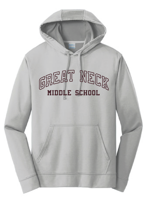 Performance Hoody / Silver / Great Neck Middle School