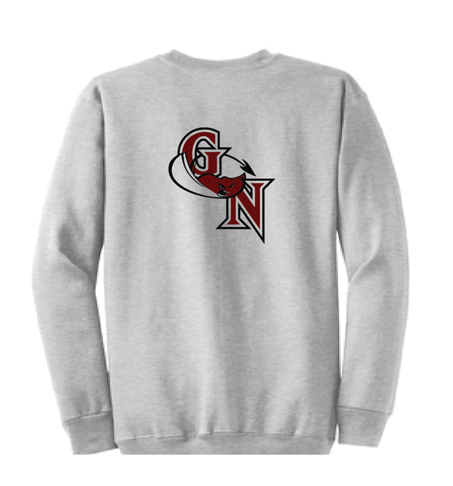 GN Fleece Crewneck Sweatshirt / Ash / Great Neck Middle School
