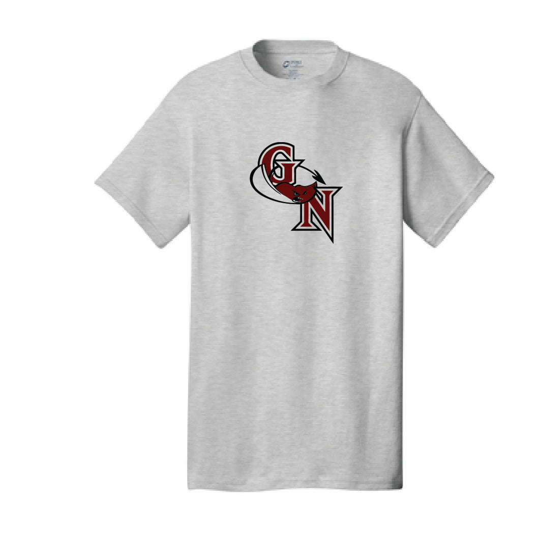 GN Core Cotton Tee / Ash / Great Neck Middle School