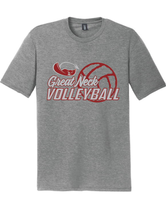 Softstyle TriBlend Tee / Grey Frost / Great Neck Middle Volleyball