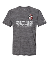 Adidas - Tech T-Shirt / Black Heather / Great Neck Soccer - Fidgety
